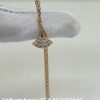 Custom Solid 18K Gold Bulgari Jewelry Divas’ Dream Bracelet with Pendant in Full Pavé Diamonds
