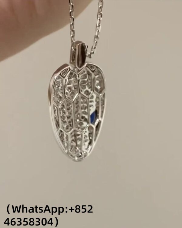 1 (3) Custom Solid 18K Gold Bulgari Jewelry Serpenti Seduttori Necklace