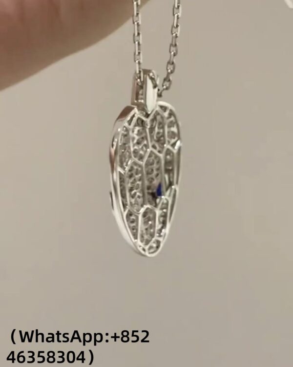 1 (4) Custom Solid 18K Gold Bulgari Jewelry Serpenti Seduttori Necklace