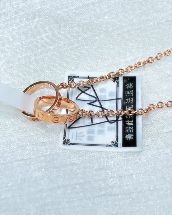 Custom Solid 18k Gold Cartier LOVE Pendant