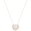 1488f03b-543e-4c96-8783-21de2c85d59f Custom Solid 18k Gold Piaget Sunlight Pendant in 18K Rose Gold Set with Mother-Of-Pearl (approx. 1.60 cts) and 28 Brilliant-Cut Diamonds (approx. 0.17 ct)