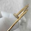 Custom Solid 18k Gold Cartier Jewelry Juste un Clou Bracelet Small Model Diamonds Custom Solid 18k Gold Cartier Jewelry Juste un Clou Bracelet Small Model Diamonds