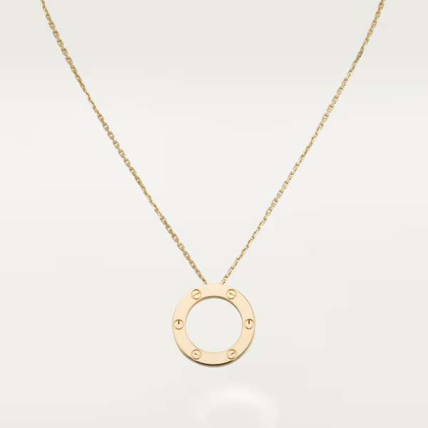 Custom Solid 18k Gold Cartier LOVE Pendant