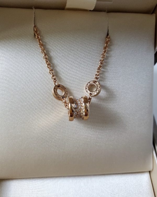 Custom Solid 18k Gold Bulgari Jewelry B.zero1 Soft Bracelet Set with Pavé Diamonds on The Spiral