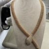 1e4edb356f1b23cf9a16ab843e86c88b (1) Custom Solid 18k Gold Bulgari Jewelry Serpenti Two-Coil 18K Rose Gold Necklace Set with Pavé Diamonds on the Head and Tail, And Black Onyx Eyes