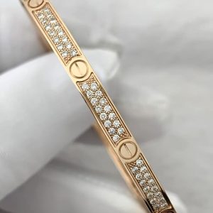 Custom Solid 18k Gold Cartier LOVE Bracelet