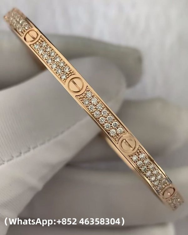 Custom Solid 18k Gold Cartier LOVE Bracelet