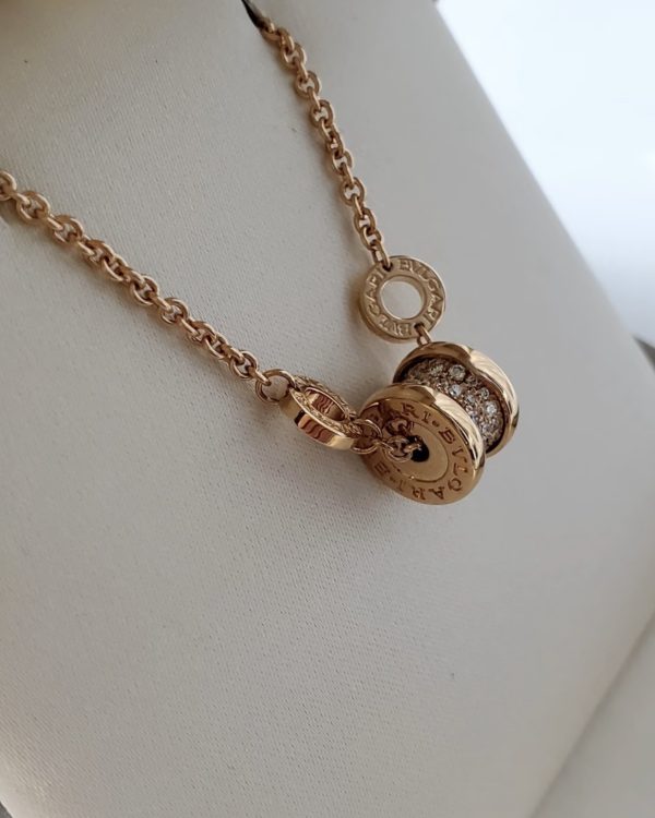 Custom Solid 18k Gold Bulgari Jewelry B.zero1 Soft Bracelet Set with Pavé Diamonds on The Spiral