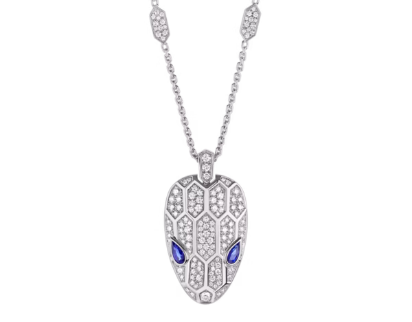 462058 Custom Solid 18K Gold Bulgari Jewelry Serpenti Seduttori Necklace