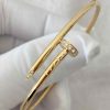 Custom Solid 18k Gold Cartier Jewelry Juste un Clou Bracelet Small Model Diamonds Custom Solid 18k Gold Cartier Jewelry Juste un Clou Bracelet Small Model Diamonds