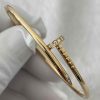Custom Solid 18k Gold Cartier Jewelry Juste un Clou Bracelet Small Model Diamonds Custom Solid 18k Gold Cartier Jewelry Juste un Clou Bracelet Small Model Diamonds