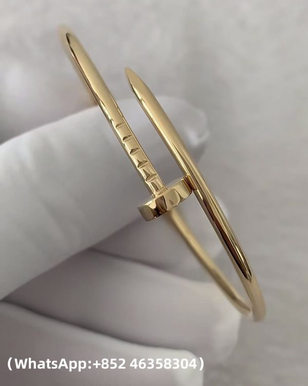 Custom Solid 18K Gold Cartier Jewelry Juste un Clou Bracelet in 18K Yellow Gold,Small Model