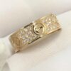 Custom Solid 18k Gold Cartier Jewelry LOVE Ring, Classic Model, Paved Diamonds