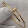 Custom Solid 18K Gold Cartier Jewelry Juste un Clou Bracelet in 18K Yellow Gold,Small Model