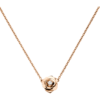 7068db7c-6208-47e1-afff-bde802f83446 Custom Solid 18k Gold Piaget Rose Pendant in 18K Rose Gold Set with a Brilliant-Cut Diamond (approx. 0.06 ct)
