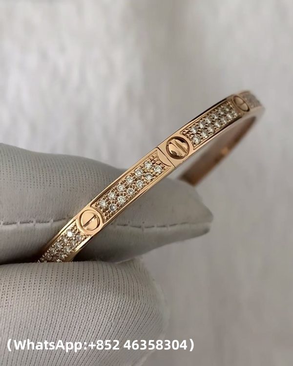 Custom Solid 18k Gold Cartier LOVE Bracelet