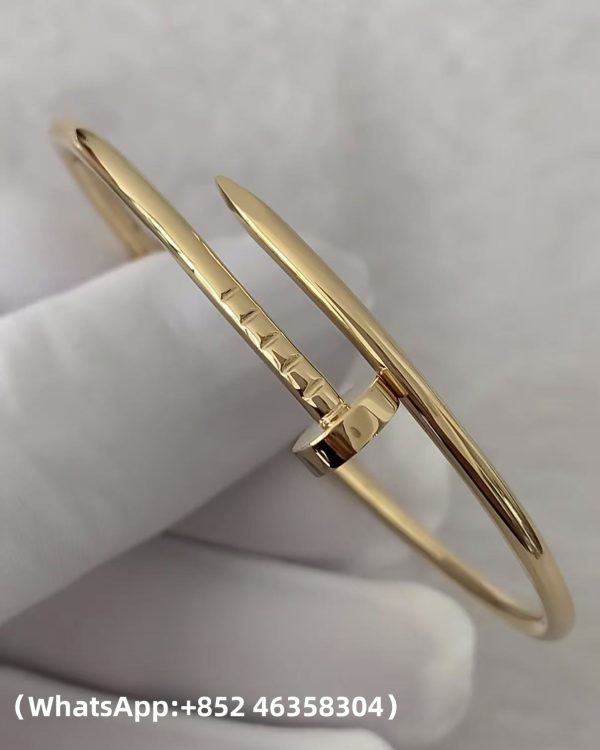 Custom Solid 18K Gold Cartier Jewelry Juste un Clou Bracelet in 18K Yellow Gold,Small Model