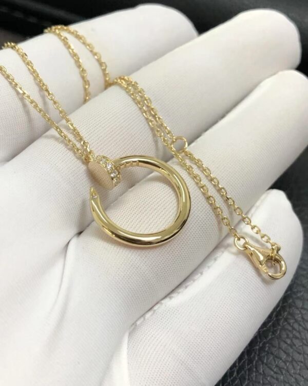 74236be5f98c7e571d89d80ae653016 Custom Solid 18k Gold Cartier Jewelry Juste un Clou Pendant, Diamonds