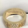Custom Solid 18k Gold Cartier Jewelry LOVE Ring, Classic Model, Paved Diamonds