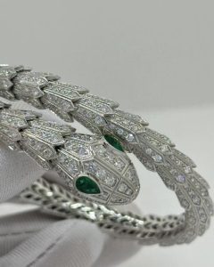 Custom Solid 18k Gold Bulgari Jewelry Serpenti Bracelet