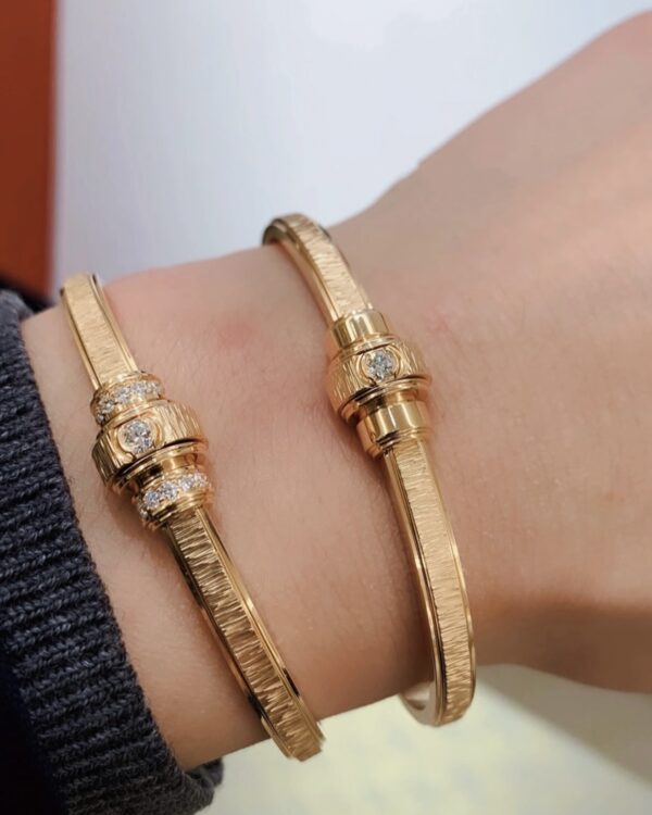 95c6d03cb99ca2b6dca51c97367c8e2 Custom Solid 18k Gold Piaget Bracelet in 18K Rose Gold Set with 24 Brilliant-Cut Diamonds