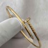 Custom Solid 18k Gold Cartier Jewelry Juste un Clou Bracelet Small Model Diamonds Custom Solid 18k Gold Cartier Jewelry Juste un Clou Bracelet Small Model Diamonds