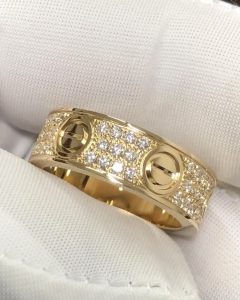 Custom Cartier LOVE Ring