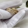 Custom Solid 18k Gold Bulgari Jewelry Serpenti Viper Two-coil Ring set with Full Pavé Diamonds