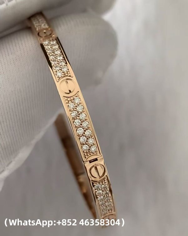 Custom Solid 18k Gold Cartier LOVE Bracelet