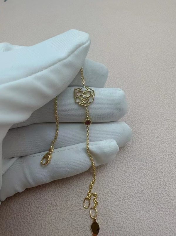 Custom Solid 18k Gold Piaget Jewelry Piaget Rose Bracelet Custom Solid 18k Gold Piaget Jewelry Piaget Rose Bracelet