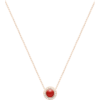 d1192850-3f28-40d2-a84b-5417c5316306 Custom Solid 18k Gold Piaget Possession Pendant in 18K Rose Gold Set with 20 Brilliant-Cut Diamonds (approx. 0.28 ct) and Decorated with a Carnelian Cabochon (approx. 0.82 ct) 2 Ways of Wearing