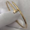 Custom Solid 18K Gold Cartier Jewelry Juste un Clou Bracelet in 18K Yellow Gold,Small Model
