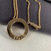 Custom Solid 18k Gold Cartier LOVE Pendant, 3 Diamonds