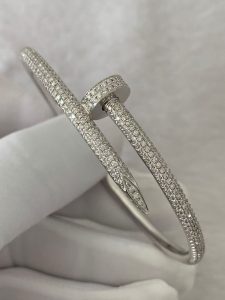 Custom Cartier Jewelry Juste un Clou Bracelet Pave Diamonds