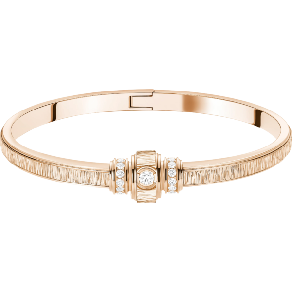 e33271c234281621739605c845c2af91 Custom Solid 18k Gold Piaget Bracelet in 18K Rose Gold Set with 24 Brilliant-Cut Diamonds
