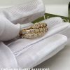 Custom Solid 18k Gold Bulgari Jewelry Serpenti Viper Two-coil Ring set with Full Pavé Diamonds