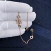 Custom Solid 18K Gold Bulgari Jewelry B.zero1 Soft Bracelet in 18K Rose Gold