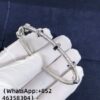 Custom Solid 18k White Gold Cartier Jewelry Écrou de Cartier Bracelet