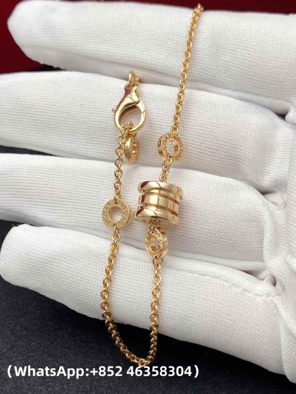 Custom Solid 18K Gold Bulgari Jewelry B.zero1 Soft Bracelet in Yellow