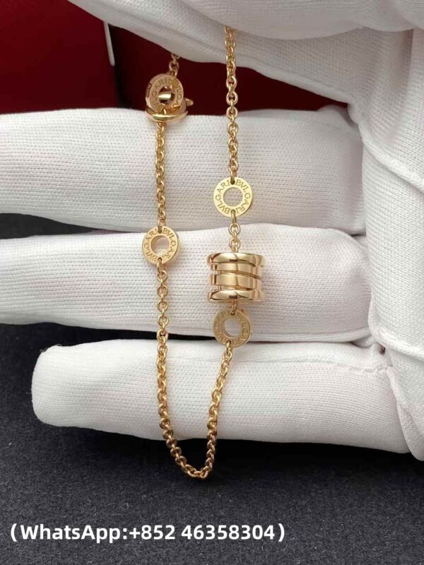 Custom Solid 18K Gold Bulgari Jewelry B.zero1 Soft Bracelet in Yellow