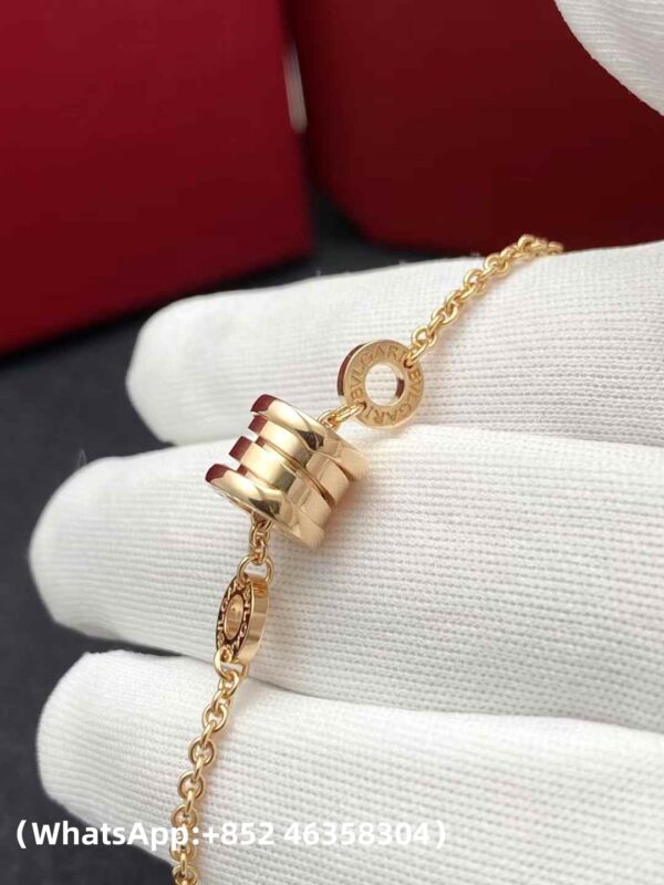 Custom Solid 18K Gold Bulgari Jewelry B.zero1 Soft Bracelet in Yellow