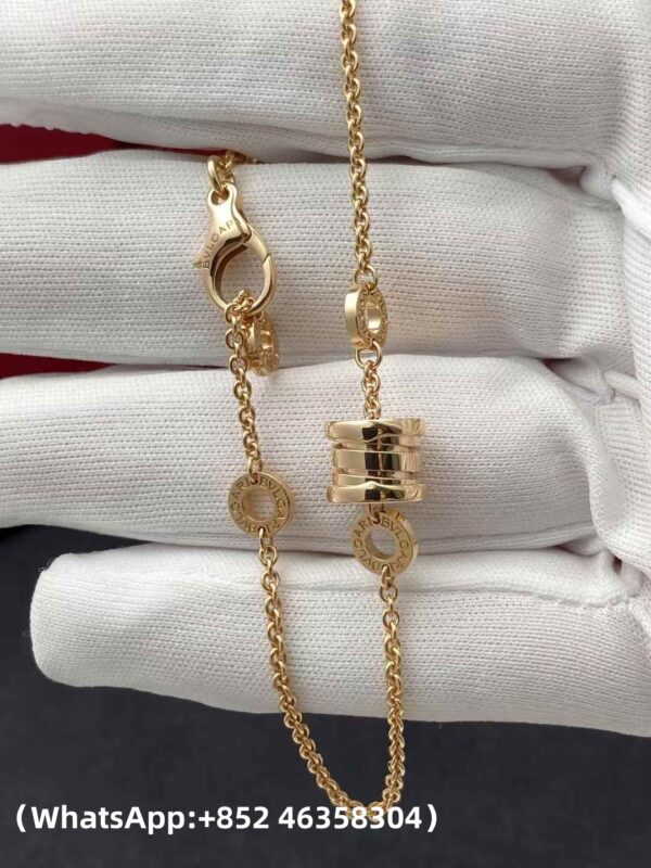 Custom Solid 18K Gold Bulgari Jewelry B.zero1 Soft Bracelet in Yellow