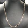 Custom Solid 18K Gold Cartier Jewelry Santos de Cartier Necklace, Chain, Medium Model