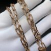 Custom Solid 18K Gold Cartier Jewelry Santos de Cartier Necklace, Chain, Medium Model