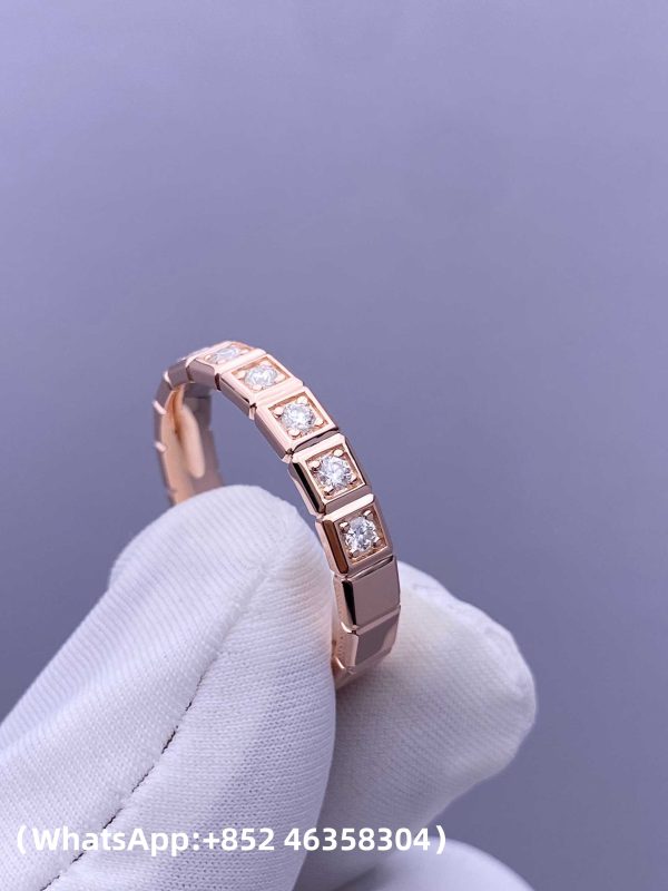 微信图片_2025-08-29_142710_724 (1) Custom Solid 18k Gold Chopard Jewelry Ice Cube Ring, Ethical Rose Gold, Full-Set Diamonds