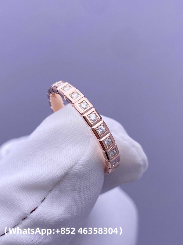 微信图片_2025-08-29_142727_946 (1) Custom Solid 18k Gold Chopard Jewelry Ice Cube Ring, Ethical Rose Gold, Full-Set Diamonds