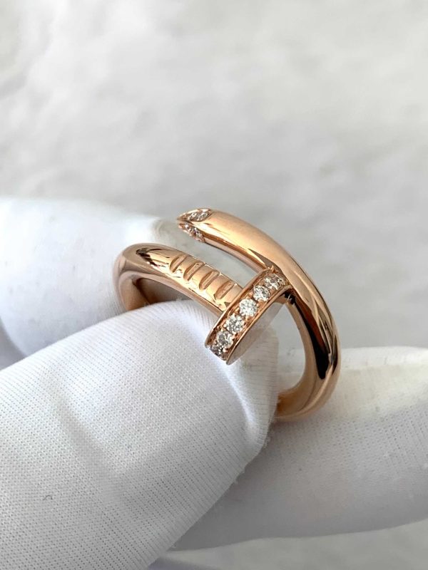 Custom Solid 18k Gold Cartier Juste un Clou Ring