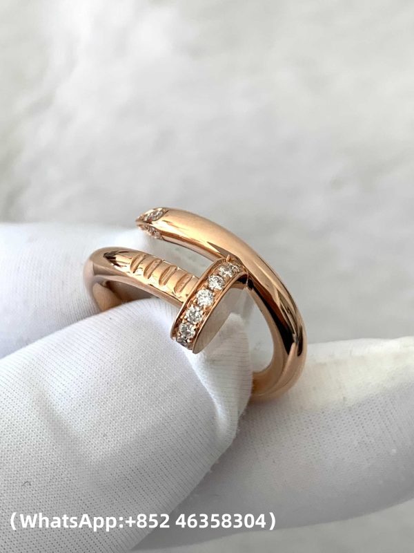Custom Solid 18k Gold Cartier Juste un Clou Ring