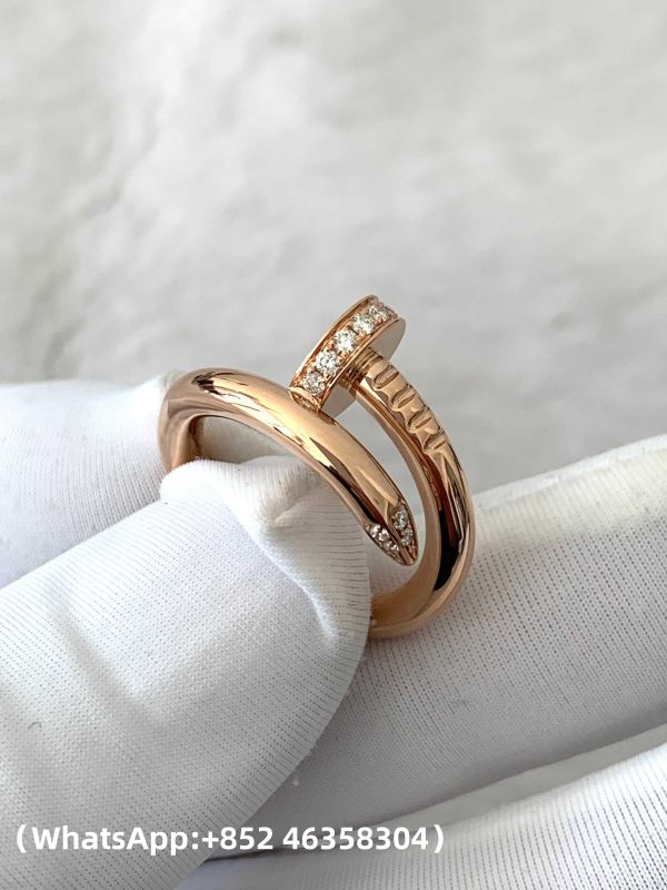 Custom Solid 18k Gold Cartier Juste un Clou Ring