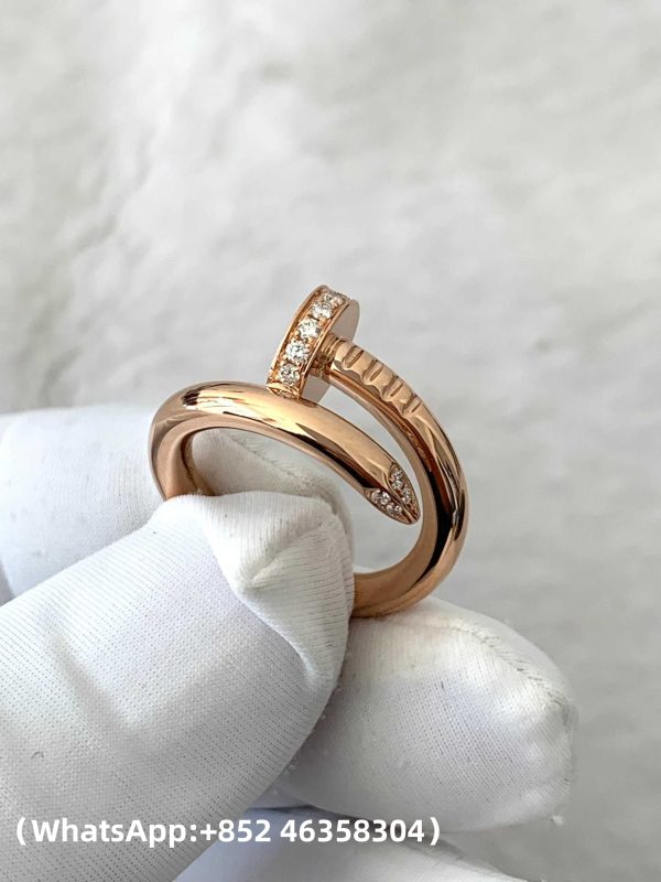 Custom Solid 18k Gold Cartier Juste un Clou Ring
